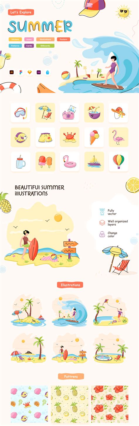 Summer Vector Art :: Behance