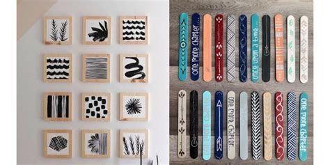 Popsicle Stick Wall Decor 的图像结果