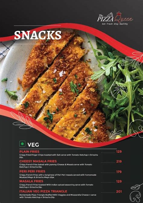 Menu at THE PIZZA QUEEN, Bengaluru