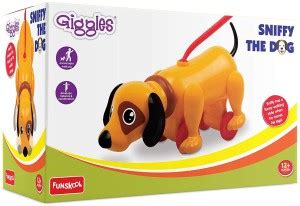 FUNSKOOL Sniffy The Dog , Pull Along Toy , Head bobs,Tail Wags ...
