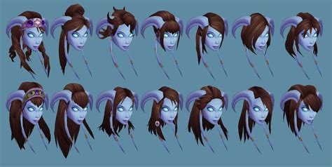 Draenei hair styles- reference needed | Warcraft, World of warcraft, Art
