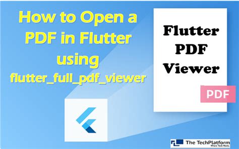 Flutter PDF Viewer 的图像结果