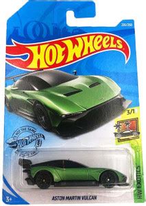 Mattel hotwheels Aston Martin Vulcan (green) pack of 1 - Aston Martin ...