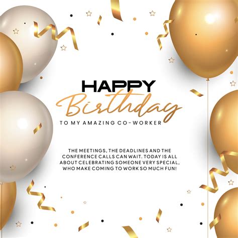 Clever Happy Birthday Wishes For Your Co-Worker