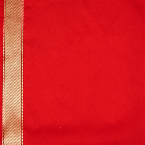 'Kashi' Red Pure Katan Silk Banarasi Handloom Saree - Tilfi
