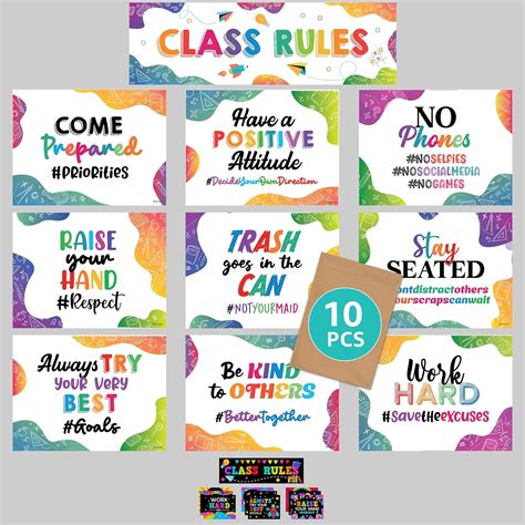Classroom Rules Aesthetic