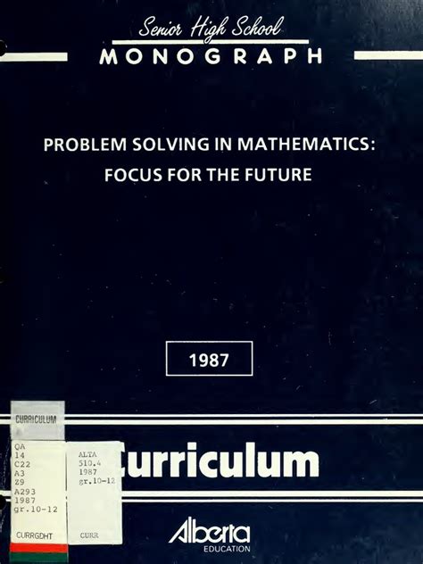 Image result for Mathematics as Problem Solving PDF