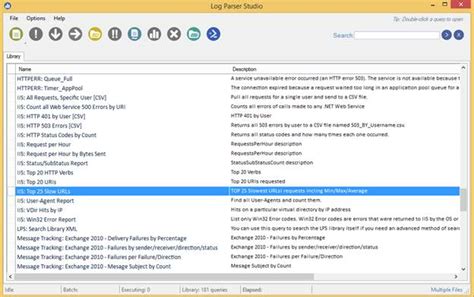 IIS Log File Parser 的图像结果