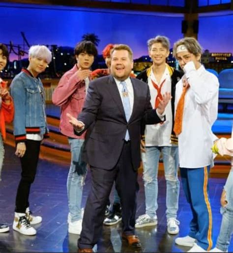 BTS: ARMY decides to strip American talk show host James Corden of his ...