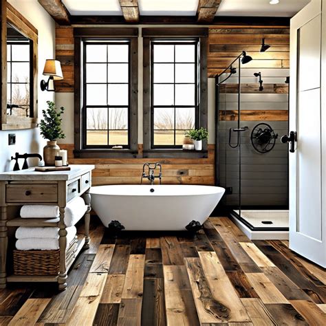 15 Rustic Farmhouse Bathroom Tile Ideas to Inspire Your Next Remodel