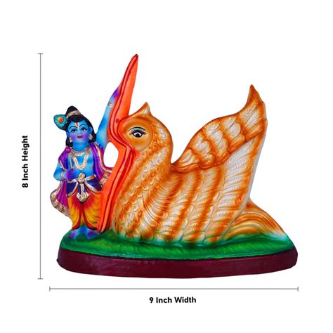 Bakasura Vadham Clay Golu Bommai - 8 x 9 Inches | Giri Golu Doll/ Nava ...