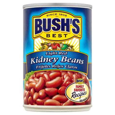 Bush's Light Red Kidney Beans, Canned Beans, 16 oz - Walmart.com