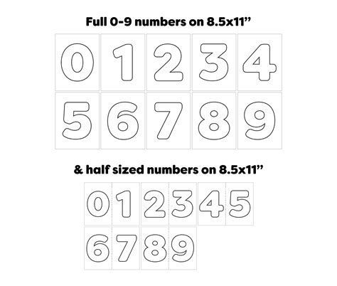 Image result for Colorful Numbers 0-9