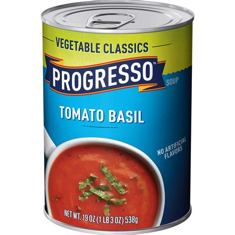 Progresso Soup, Vegetable Classics, Tomato Basil Soup 19 oz | Shipt