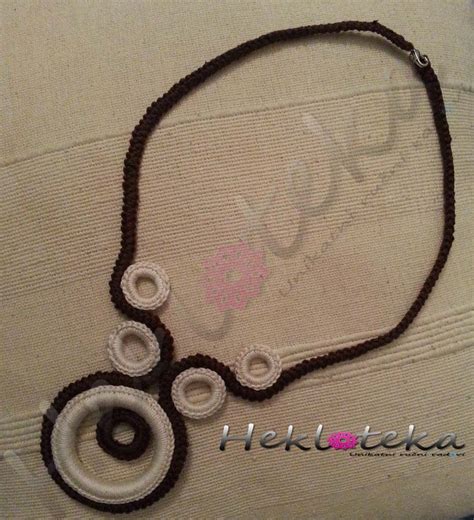 Ogrlice: Heklana ogrlica krugovi