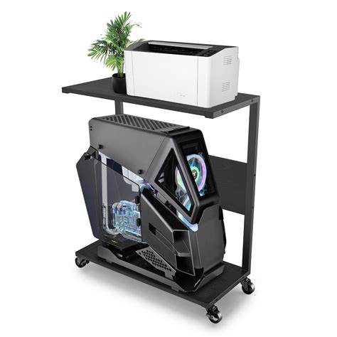 Buy 360Tronics Computer Tower Stand, C-Shape 2-Tier Oversized Gaming PC ...