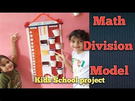 Image result for Division Working Model with Using Cups