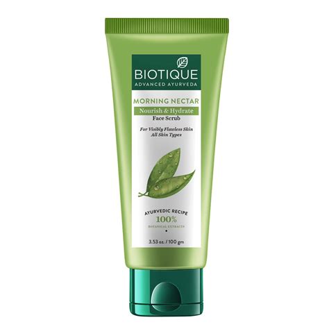 Buy Biotique Morning Nectar Nourish & Hydrate Face Scrub | Contains ...