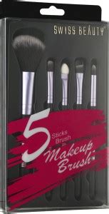 SWISS BEAUTY Makeup Brushes Set | 5 Stick Brush Golden (100 gm) - Price ...