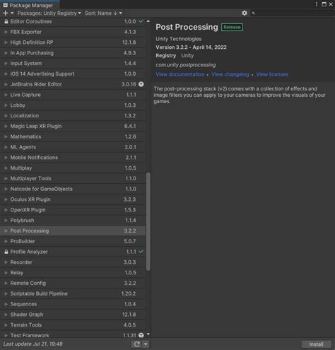Image result for Unity Post-Processing VRChat