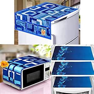 KANUSHI Industries® 1 Pc Fridge Covers/Refrigerator Cover + 1 Pc ...
