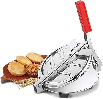 Manual puri press,Roti maker,Roti press machine,Chapati maker with Pre ...