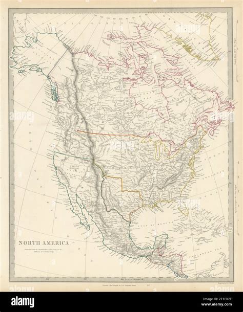 NORTH AMERICA.Texas Republic.Mexican California.Russian America.SDUK ...