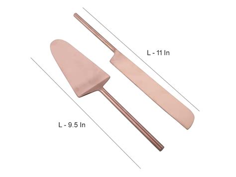 Buy VarEesha Rose Gold Stainless Steel Cake Server Set Online at Low ...