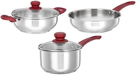 Buy Prestige Platina Popular Stainless Steel 3PCS BYK Set Cookware ...