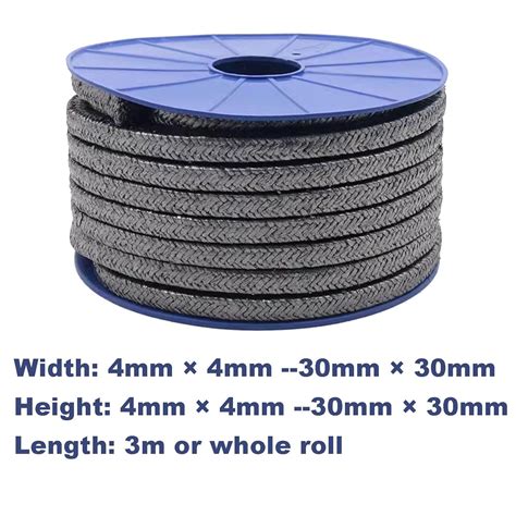 ZHWFDC Expanded Flexible Graphite Braided Packing Class A India | Ubuy