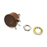 PANKAJ 10K ohm Single Turn Wire Wound Potentiometer RW-1 with 25mm Sha ...