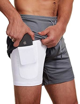Buy FLYFIREFLY Men's 2-in-1 Workout Running Shorts 7" Lightweight Gym ...