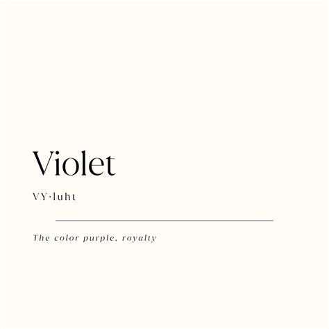 Violet - A Unique and Beautiful Name for Your Baby Girl