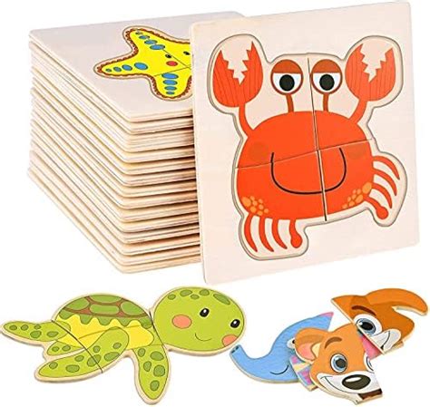Toyshine 4 In 1 Wooden Pick And Fix Animals Series - C Puzzle Toy ...