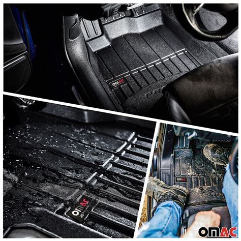 Audi A6 Floor-Trunk Mats - Omac USA - 3D Premium - Black - '08-'11 ...