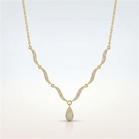 Buy Silver Diamond Necklaces in India | 925 Silver Necklaces