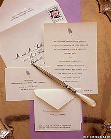 Etiquette For Wedding Invitations by The Etiquette Of Wedding Invitation Enclosures Martha Etiquette For Wedding Invitations