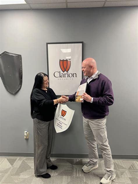 Security Officer Brenda Jackson is Clarion SECURITY OFFICER OF THE YEAR ...