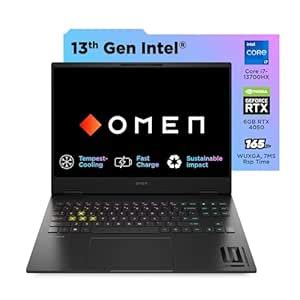 HP OMEN, 13th Gen Intel Core i7-13700HX, 6GB NVIDIA RTX 4050, 16GB DDR5 ...