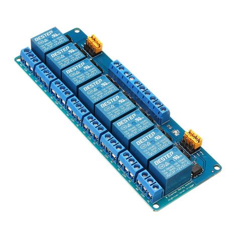 3NH® Relay Module High And Low Level Trigger For Arduino-8 Channel 12V ...