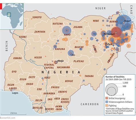 Boko Haram Attacks Map