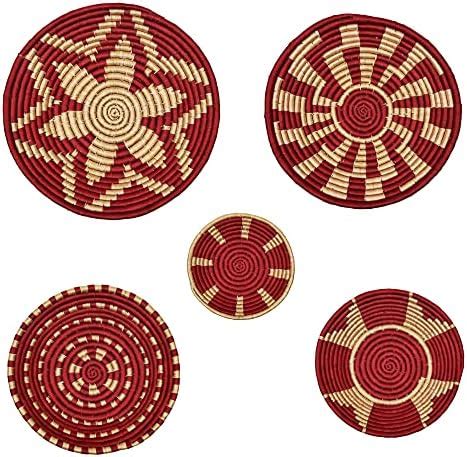 Buy SigmaScott Store Handcrafted Sabai Grass Plate | Handmade Wall ...