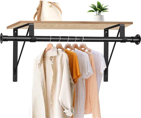 Closet Rod, 16 to 51 Inch Closet Rods Heavy Duty Adjustable Wardrobe ...