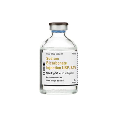 Sodium Bicarbonate Injection USP, 8.4% SDV 50mL 20/Bx