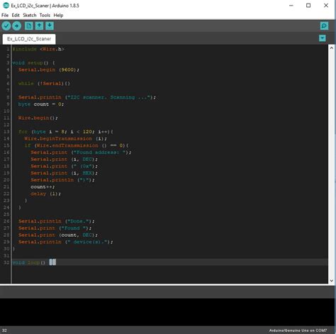 Image result for Arduino I2C Scanner