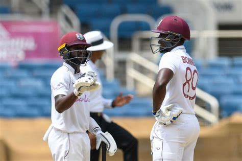 Jermaine Blackwood and Nkrumah Bonner steadied West Indies ...