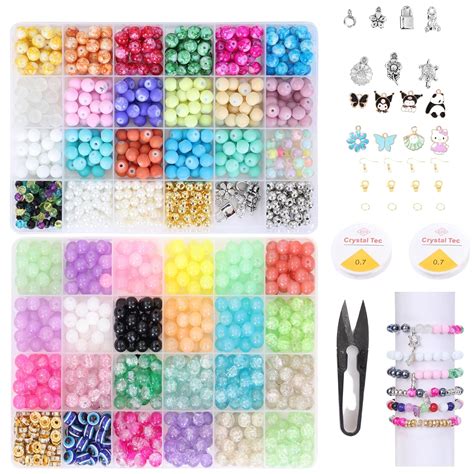 Ambitieux 48-Compartment Jewelry Making Kit with 8 Gold & 7 Silver ...