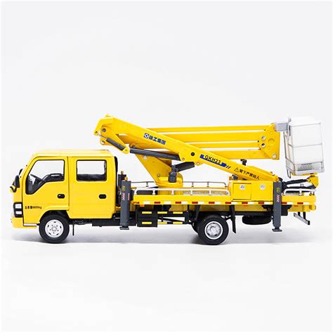 1:35 XCMG lorry-mounted crane model Folding arm crane model, XCMG clim ...