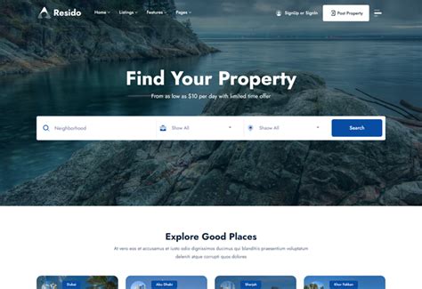Resido - NextJs Real Estate Template