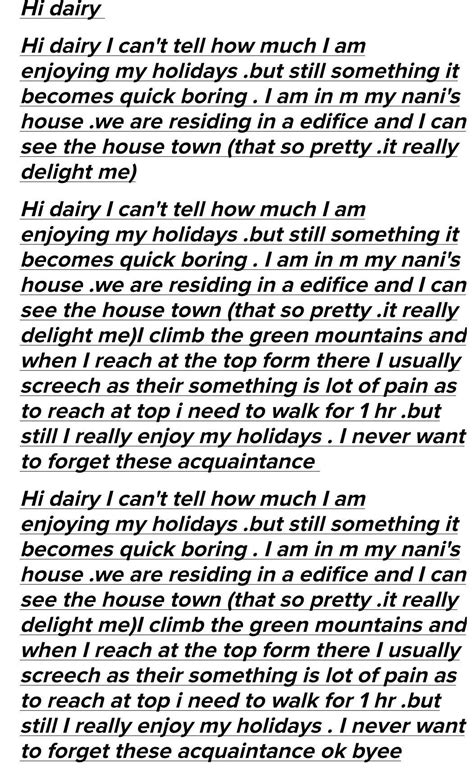 write a diary entry describing your feeling about the appreciation that ...